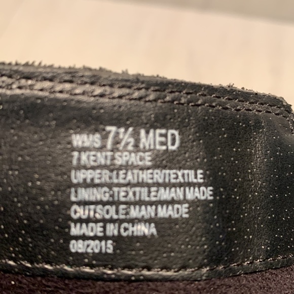 Kenneth Cole Reaction Black Leather Slip On Buckle Detail Side Zipper Tall Boots - Picture 12 of 12